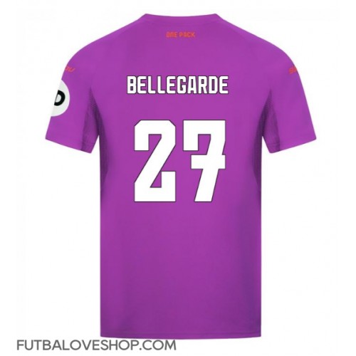 Dres Wolves Jean-Ricner Bellegarde #27 Tretina 2024-25 Krátky Rukáv